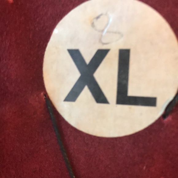 Genuine Leather beaded ladies size XL top - Picture 6 of 7